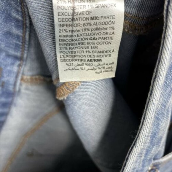 Chicos 00 Jeans So Slimming Girlfriend Ankle Mid Rise Crop Women’s 2 Blue New - Picture 6 of 6